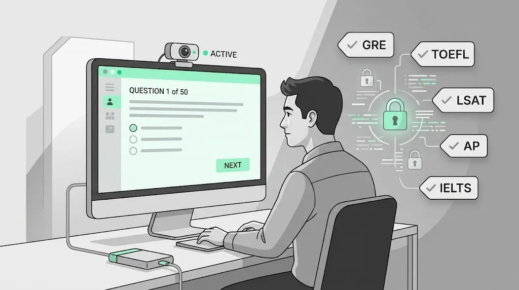 有哪些安全可用的代考方法?涵盖GRE|TOEFL|LSAT|IELTS等主流考试